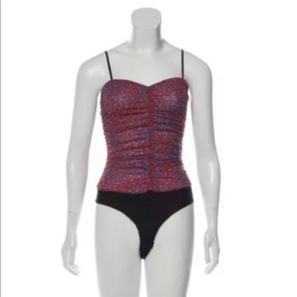 Diane Von Furstenberg Flower Print Body Suit NWT, Size XXS, Retails $198…